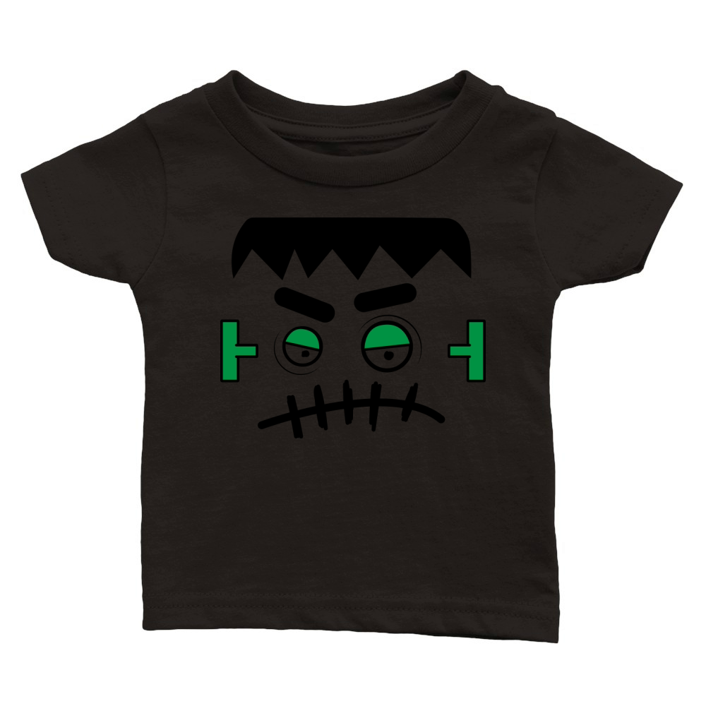 Halloween face 08 Classic Baby Crewneck T-shirt