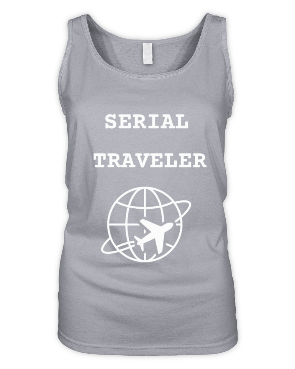 Serial traveler graphic t-shirt Organic Women's Tank Top