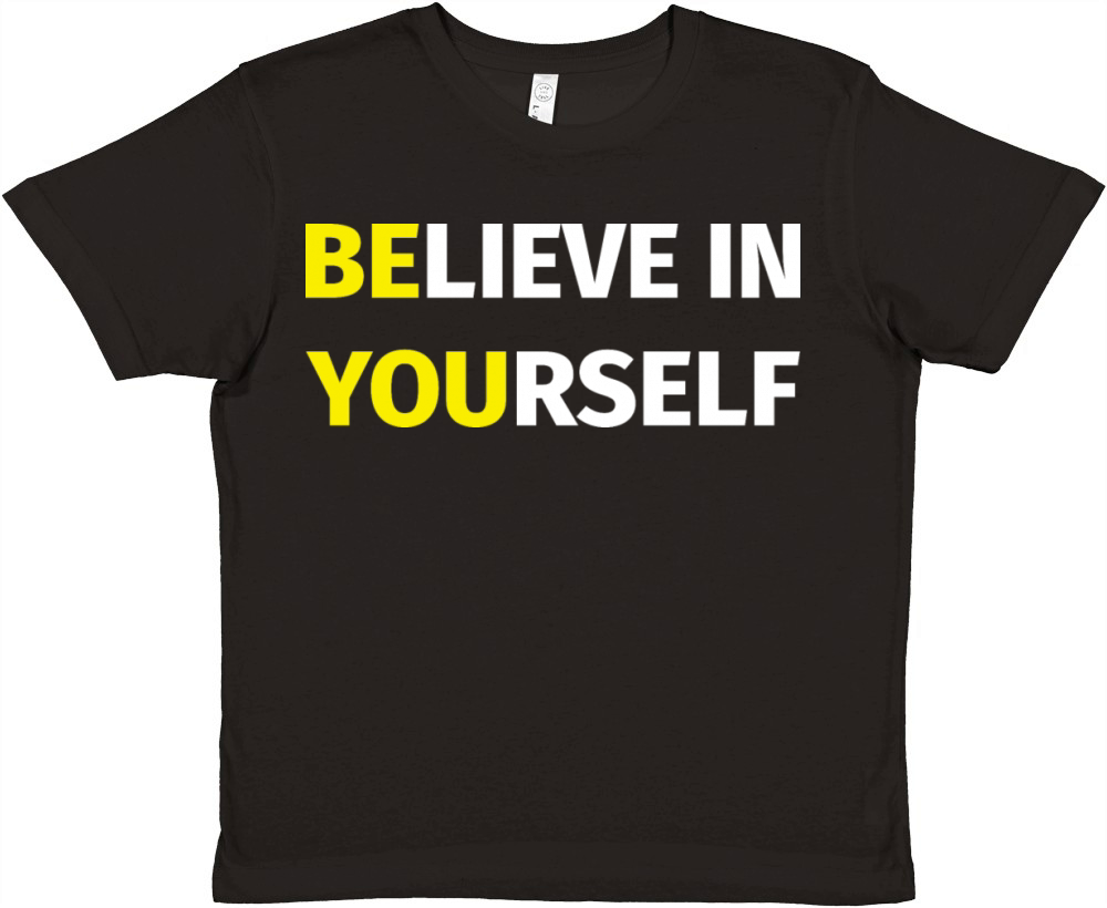 Believe In Yourself Premium Kids Crewneck T-shirt