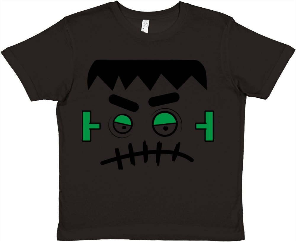 Halloween face 08 Premium Kids Crewneck T-shirt