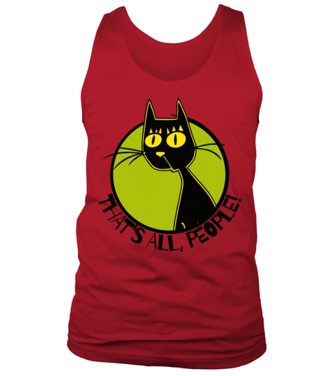That s All People Vintage Cartoon Cat Tank Top Unisex