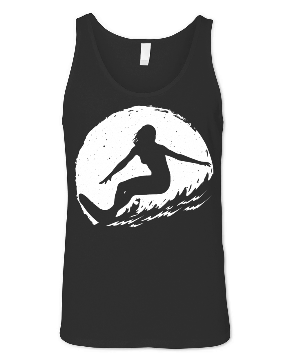 Surf Art Beach Surfer Hawaiian Wave Surfing Unisex Jersey Tank