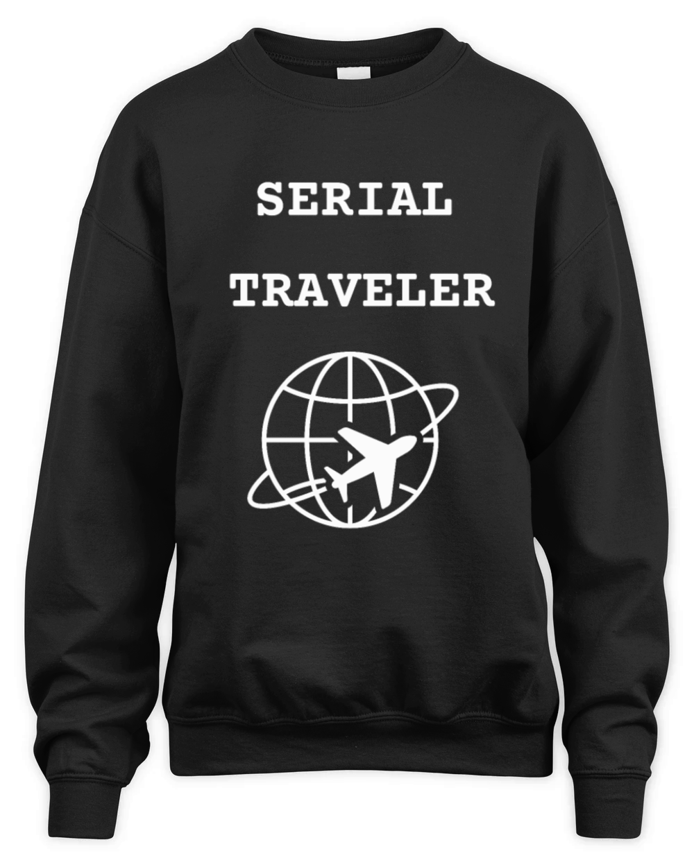 Serial traveler graphic t-shirt Unisex Premium Crewneck Sweatshirt
