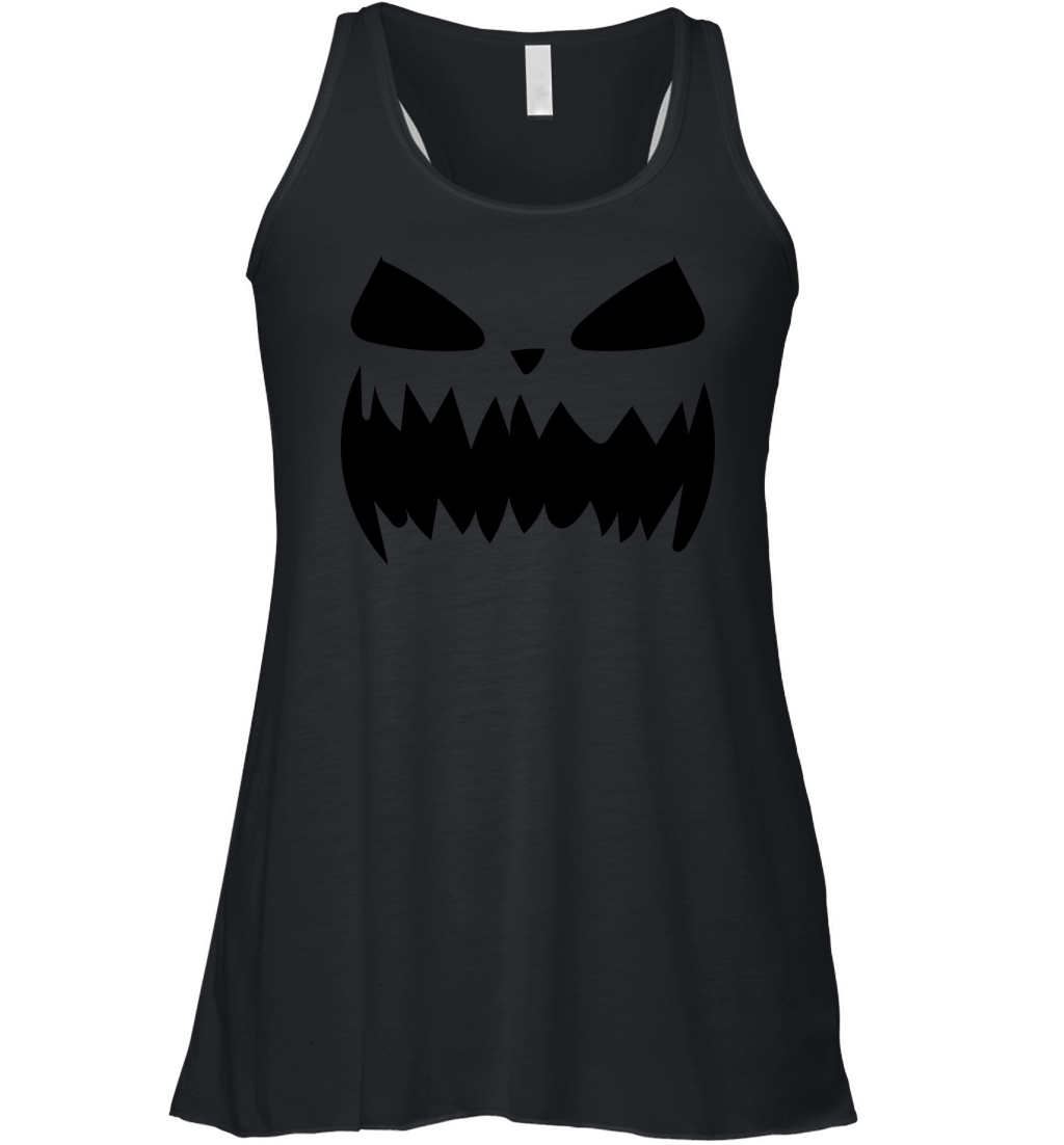 Scary faces halloween (5) Women's Flowy Tank Top