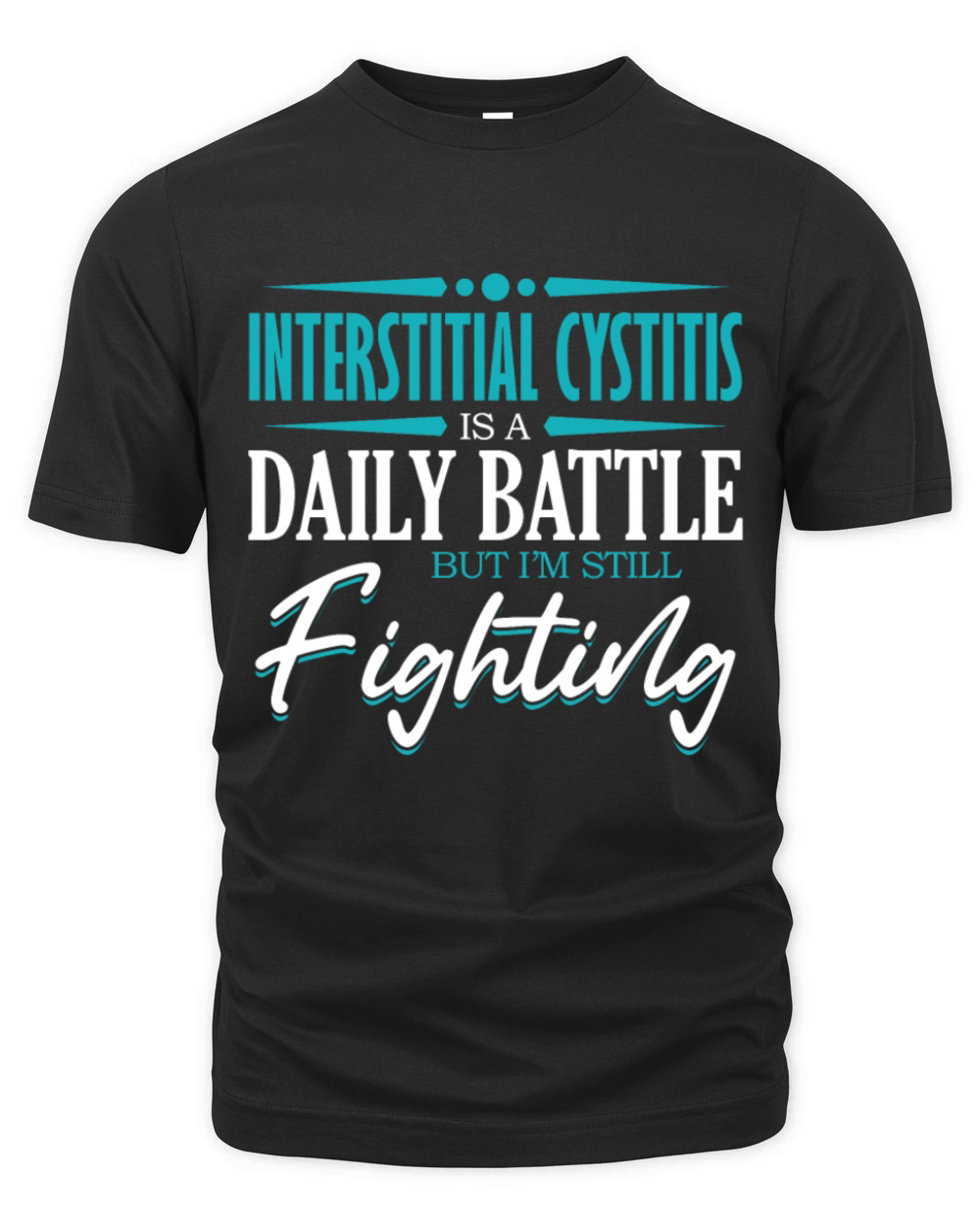 Interstitial Cystitis Is A Daily Battle Pelvic Organic Unisex T-shirt