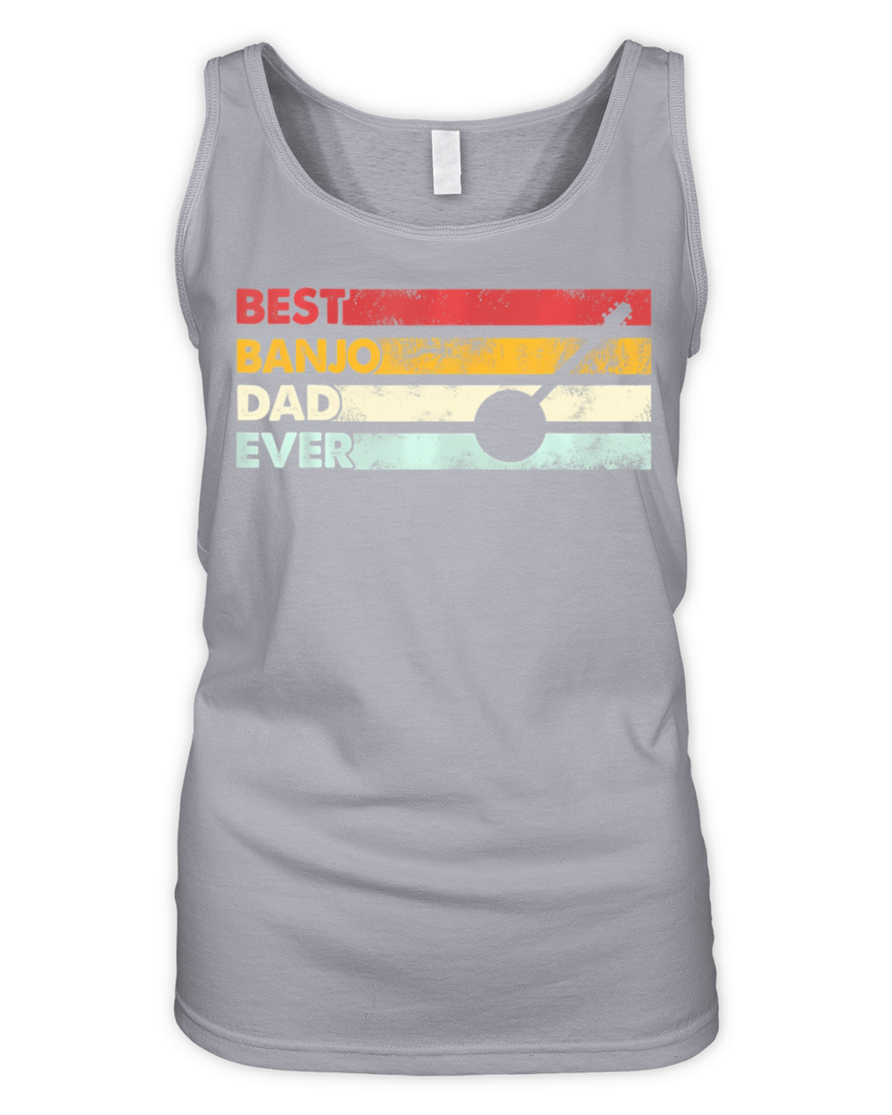 Best Dad Ever Father Vintage Banjo Organic Women's Tank Top