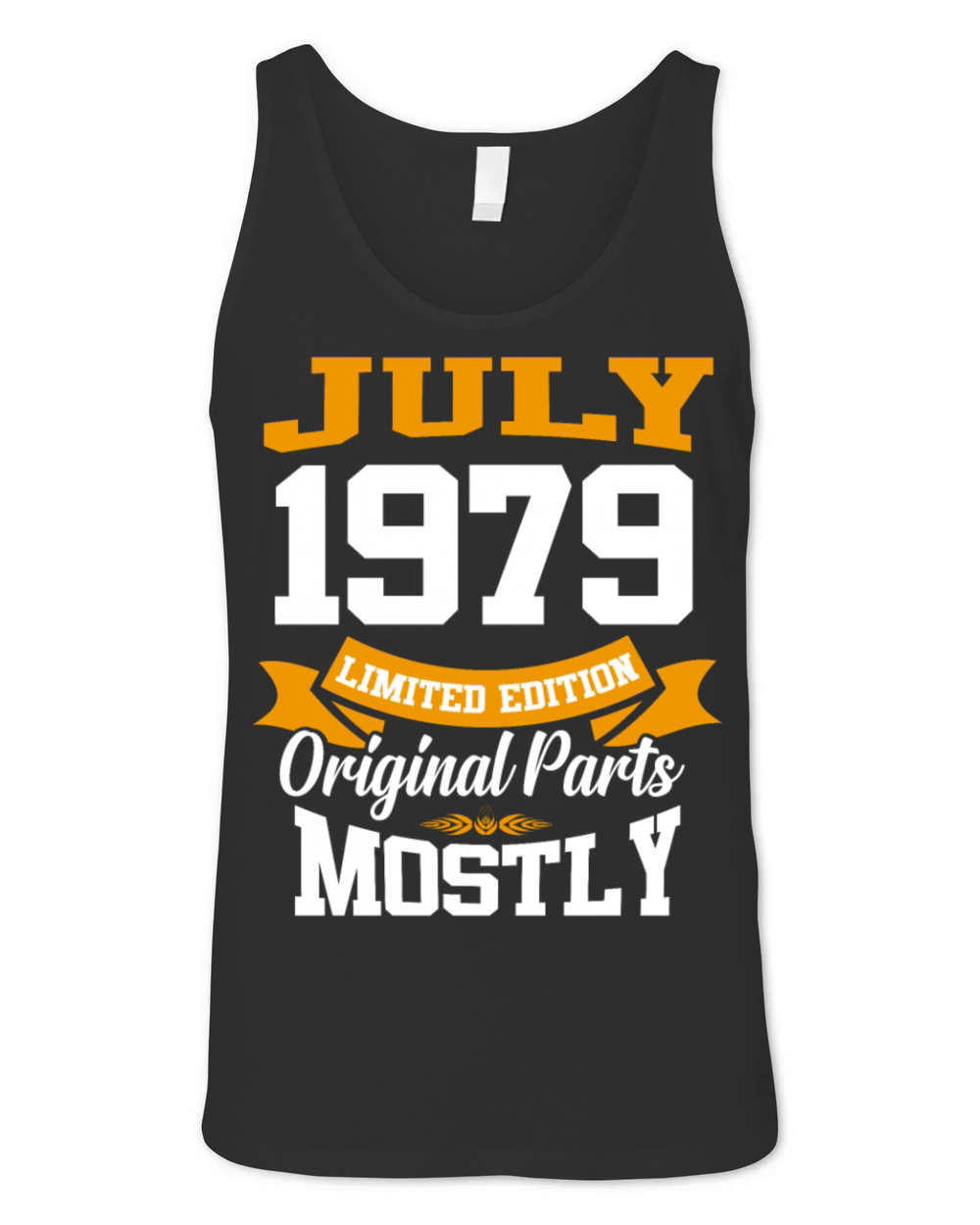 July 1979 Vintage Birthday Present Unisex Jersey Tank