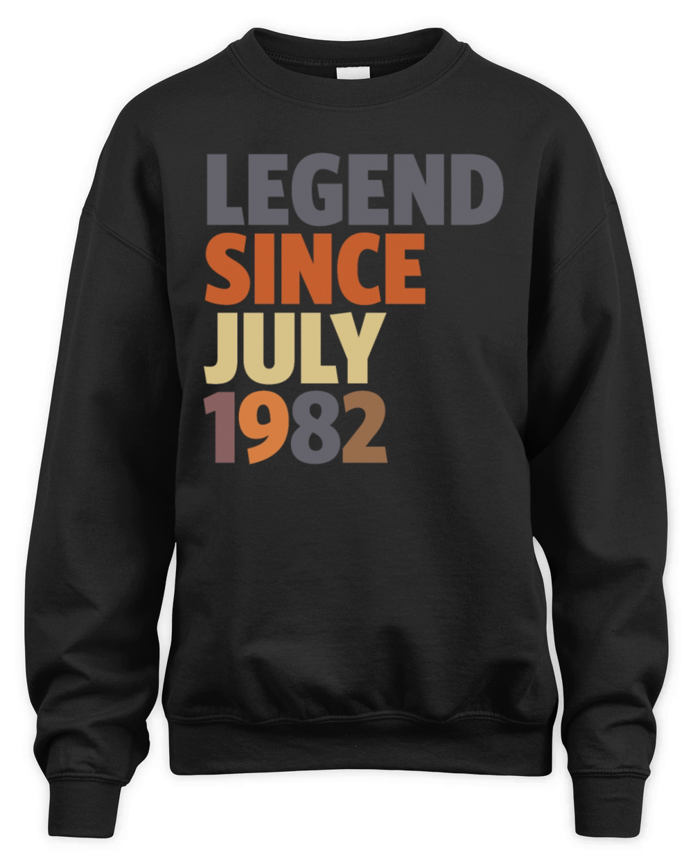 41 Years Old Legend 41st Birthday Since July 1982 Unisex Premium Crewneck Sweatshirt