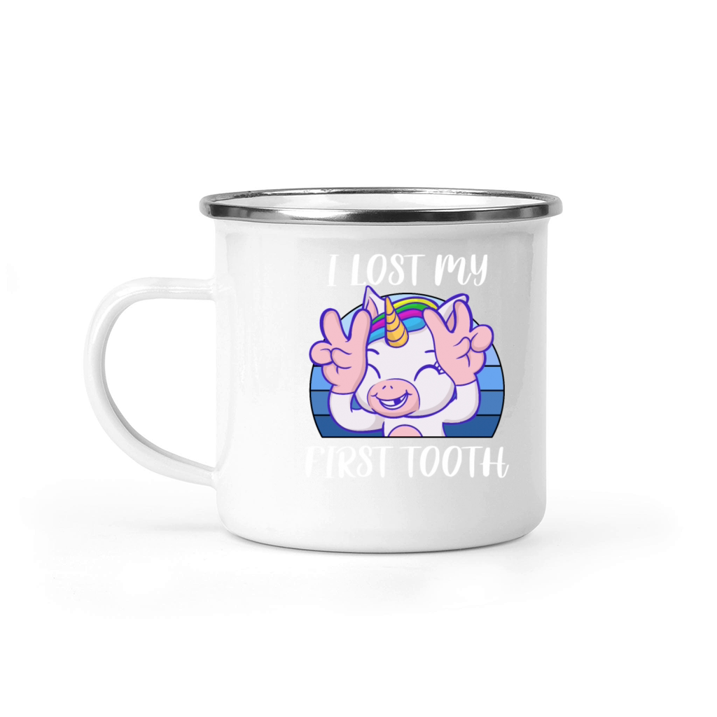 I Lost My First Tooth Unicorn Camping Mug