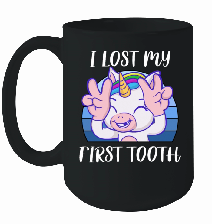 I Lost My First Tooth Unicorn Ceramic Mug