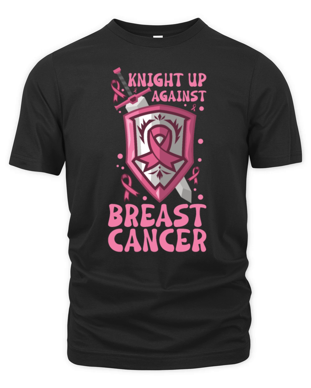 Breast cancer Awareness Support Survivors Pink Organic Unisex T-shirt