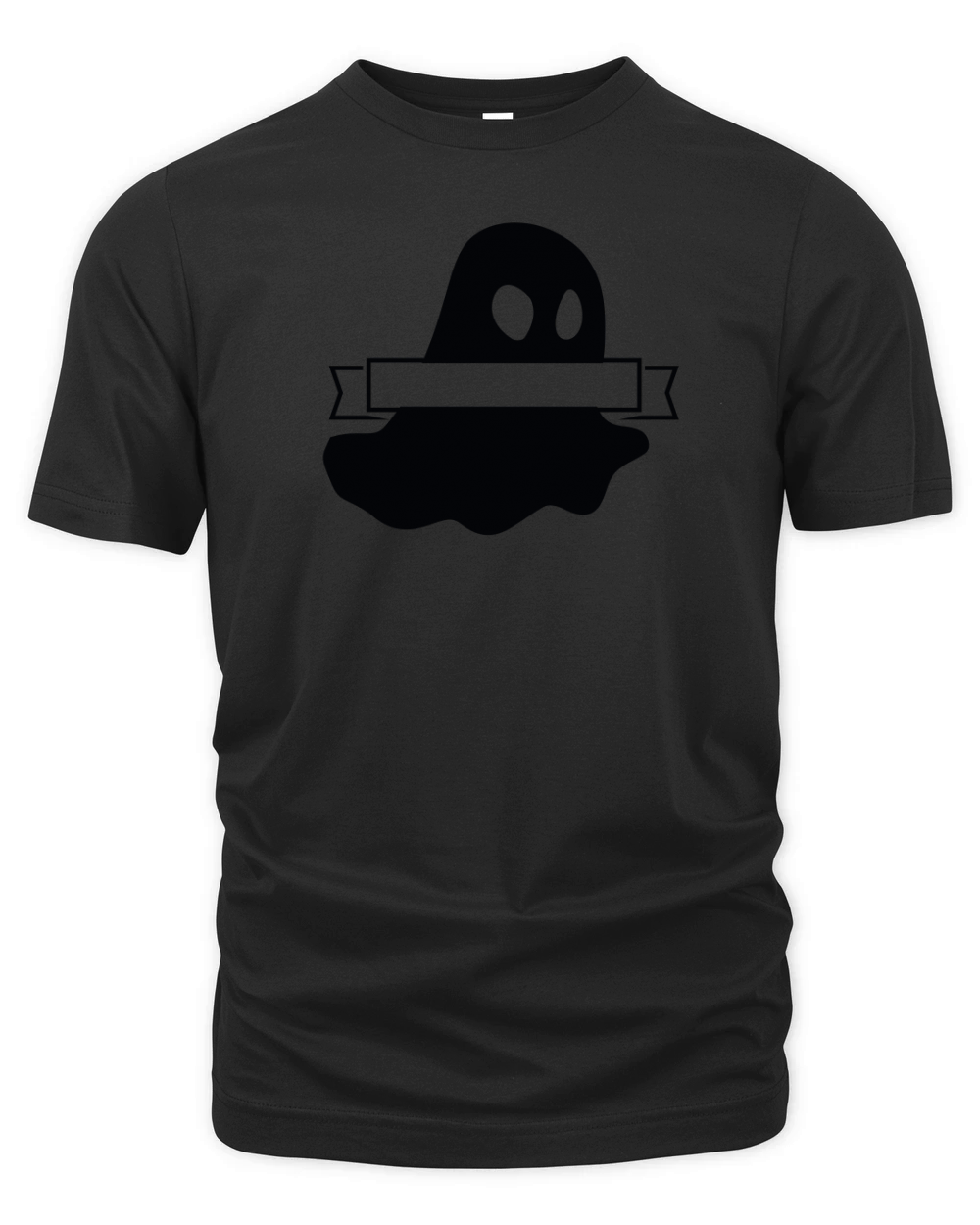 HALLOWEEN BADGE GHOST FLY Organic Unisex T-shirt