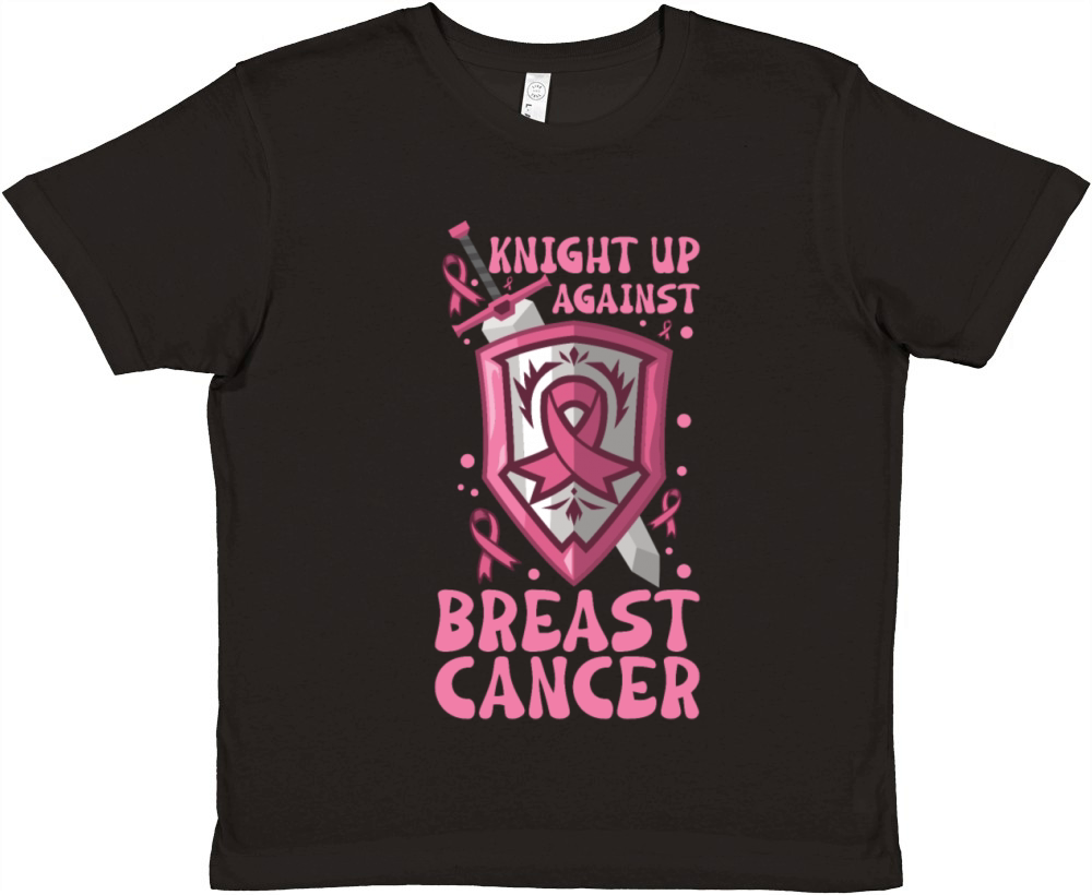 Breast cancer Awareness Support Survivors Pink Premium Kids Crewneck T-shirt