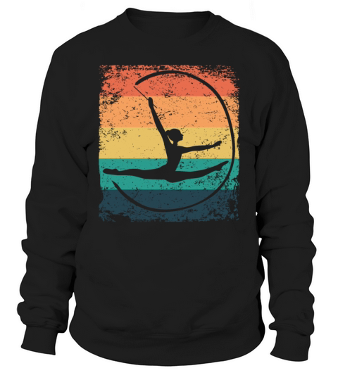 Gymnast Band Retro Rhythmic Gymnastics Sweatshirt Unisex