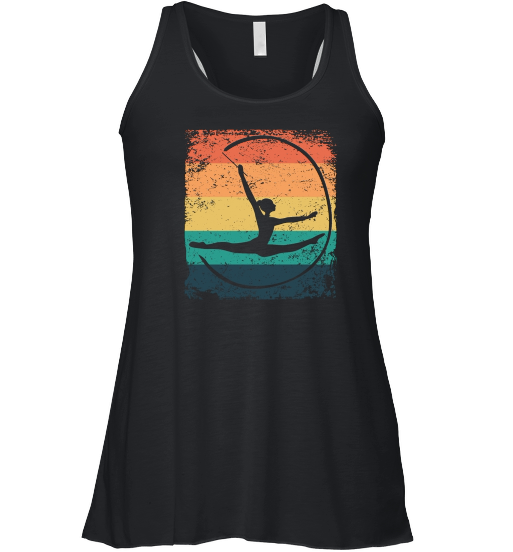 Gymnast Band Retro Rhythmic Gymnastics Women's Flowy Tank Top
