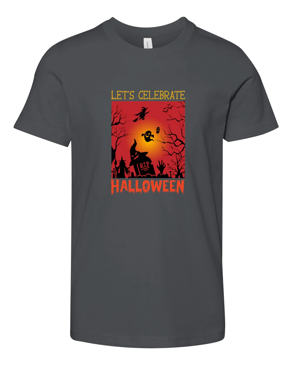 Lets Celebrate Halloween Youth Unisex Jersey Tee