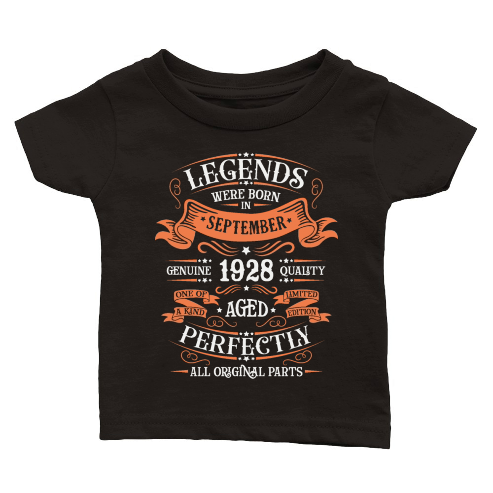 Birthday September 1928 Limited Edition Vintage Classic Baby Crewneck T-shirt