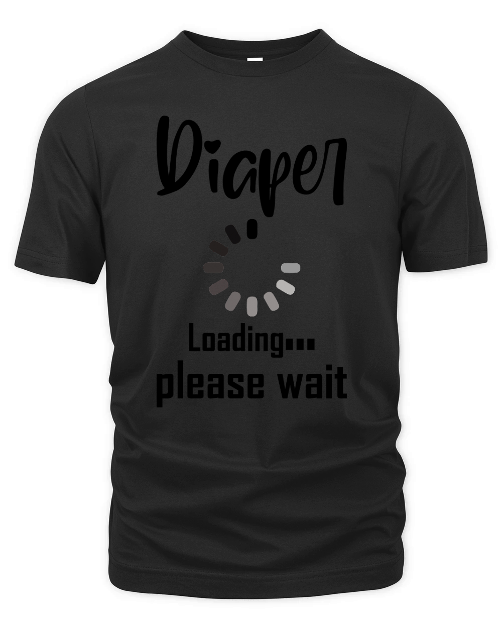 Diper loading please wait Organic Unisex T-shirt