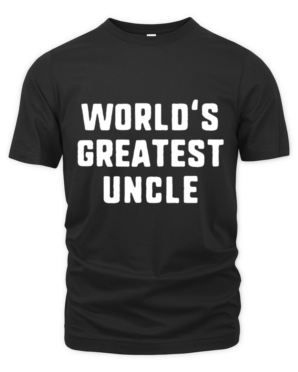 Worlds Greatest Uncle Funny Gift Fathers Day Chr Organic Unisex T-shirt