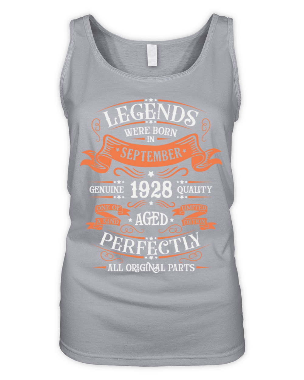 Birthday September 1928 Limited Edition Vintage Organic Women's Tank Top