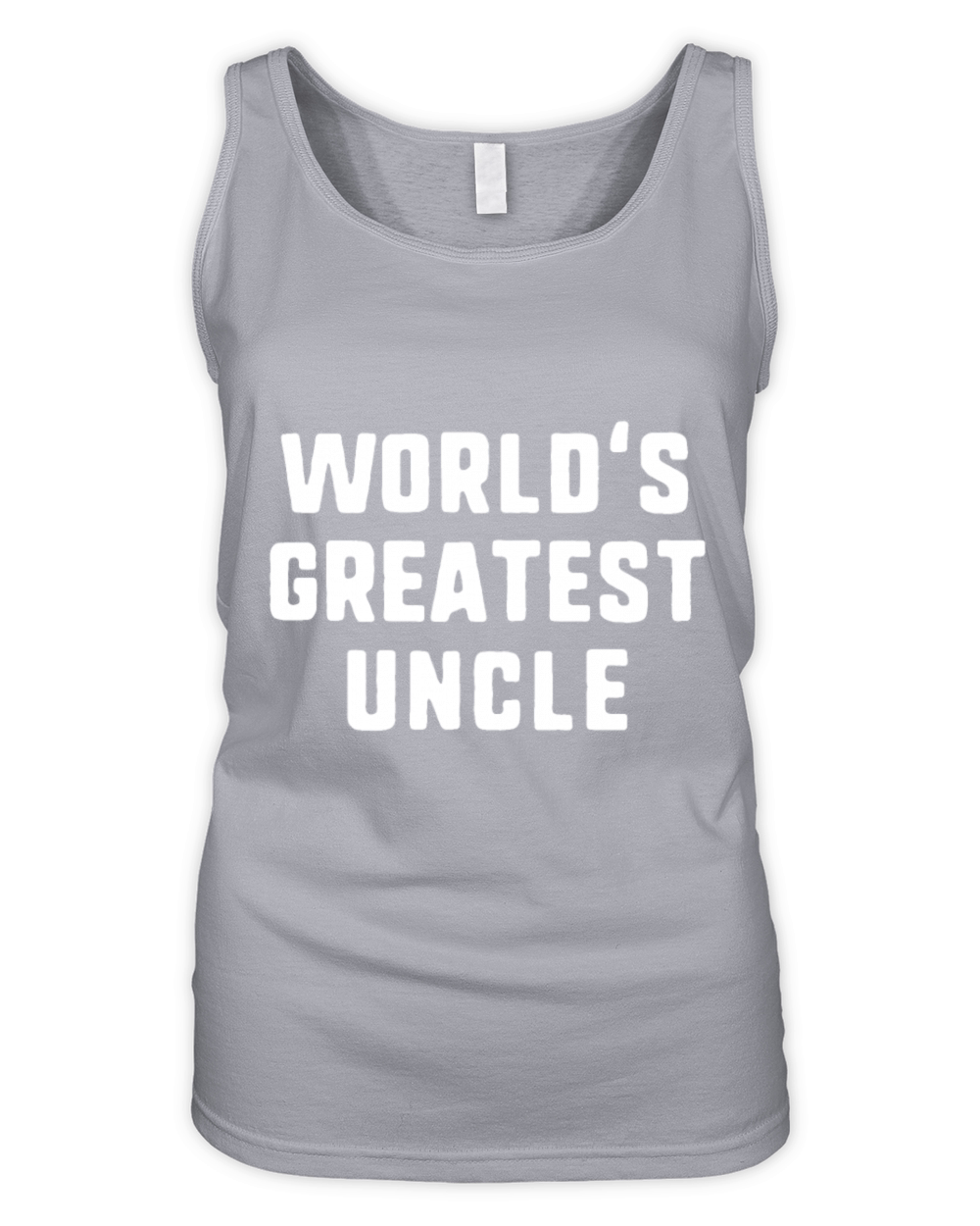 Worlds Greatest Uncle Funny Gift Fathers Day Chr Organic Women's Tank Top
