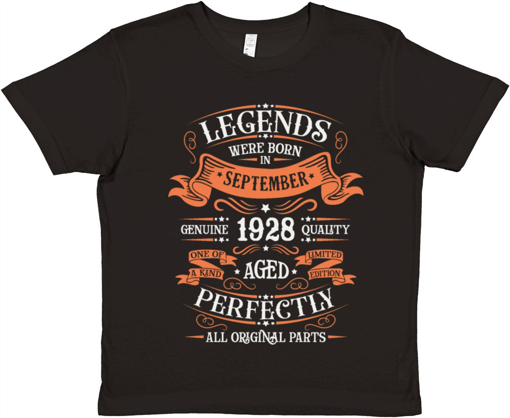 Birthday September 1928 Limited Edition Vintage Premium Kids Crewneck T-shirt