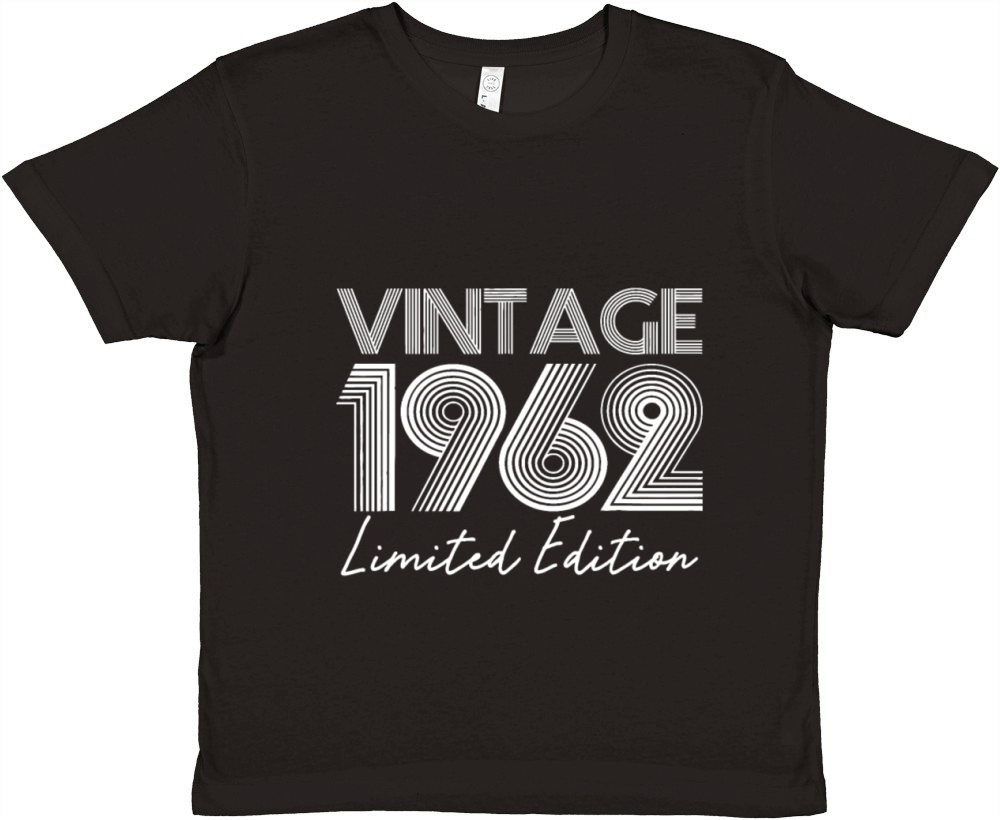 Vintage 60 Year Old Gift Funny 1962 60th Birthdayl Premium Kids Crewneck T-shirt