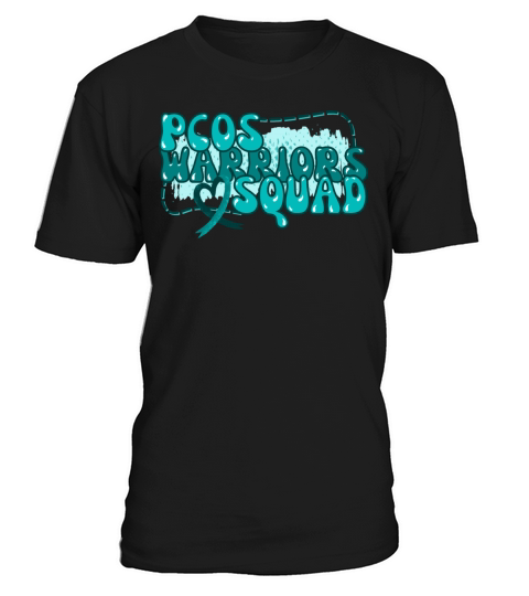 PCOS Warriors Squad Teal Ribbon Awareness T-Shirt Unisex