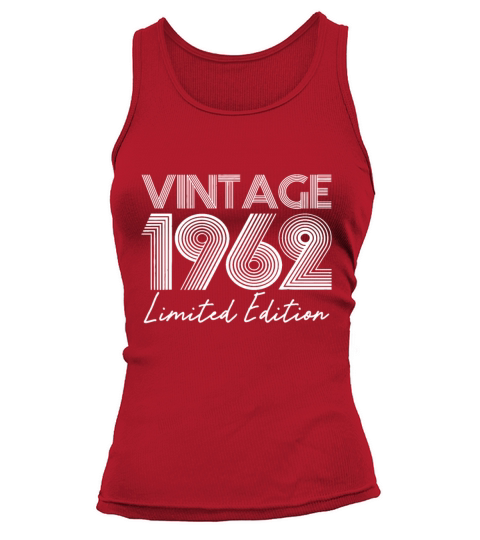 Vintage 60 Year Old Gift Funny 1962 60th Birthdayl Tank top Woman