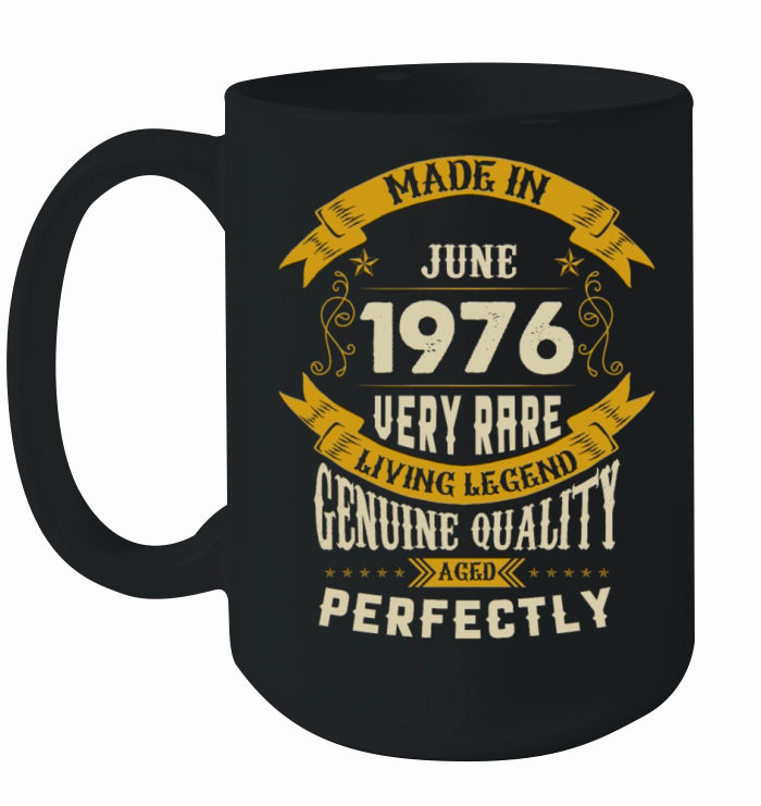 June 1976 Vintage Birthday Present Ceramic Mug