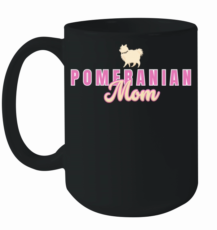Pomeranian Mom Ceramic Mug