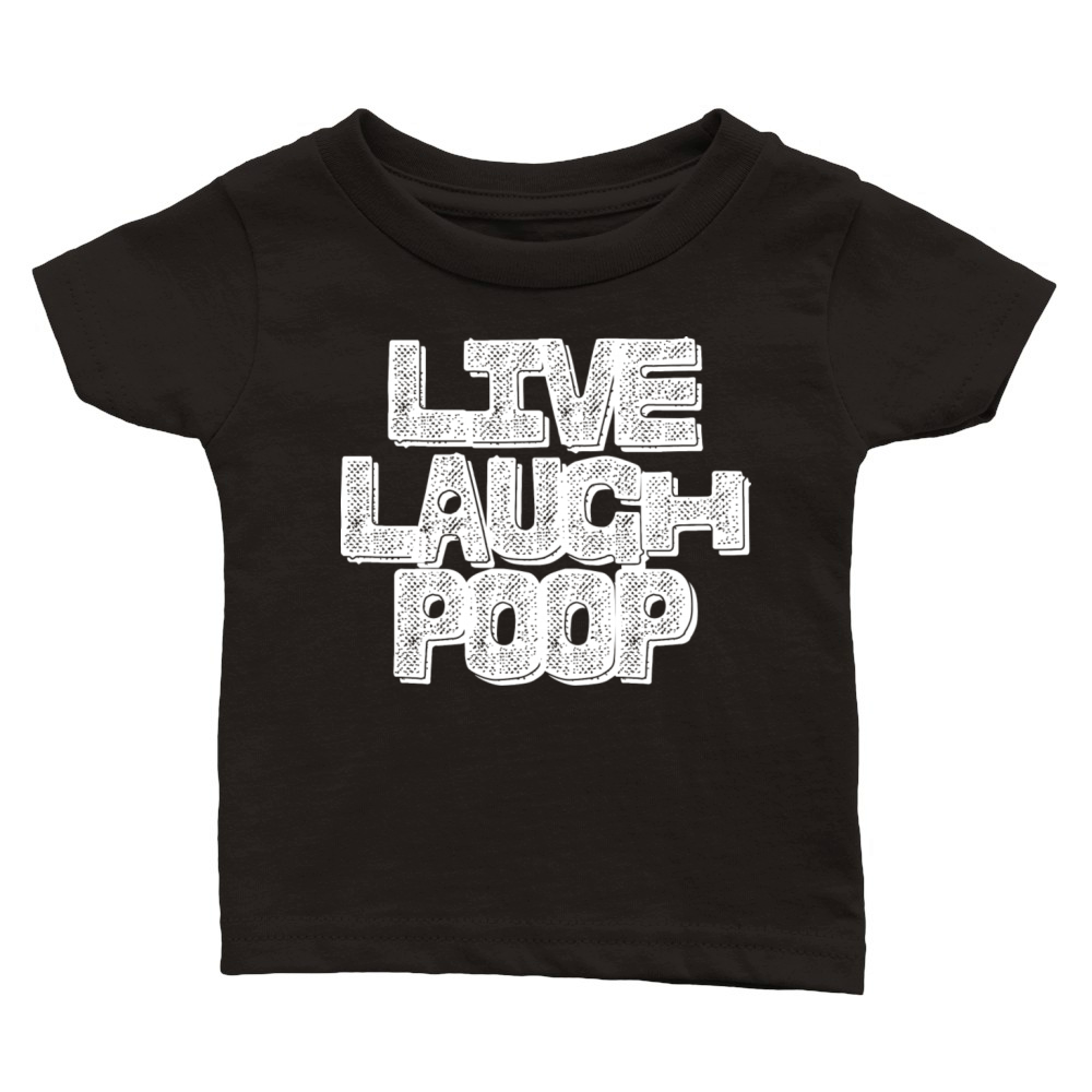 Poop Joke Classic Baby Crewneck T-shirt