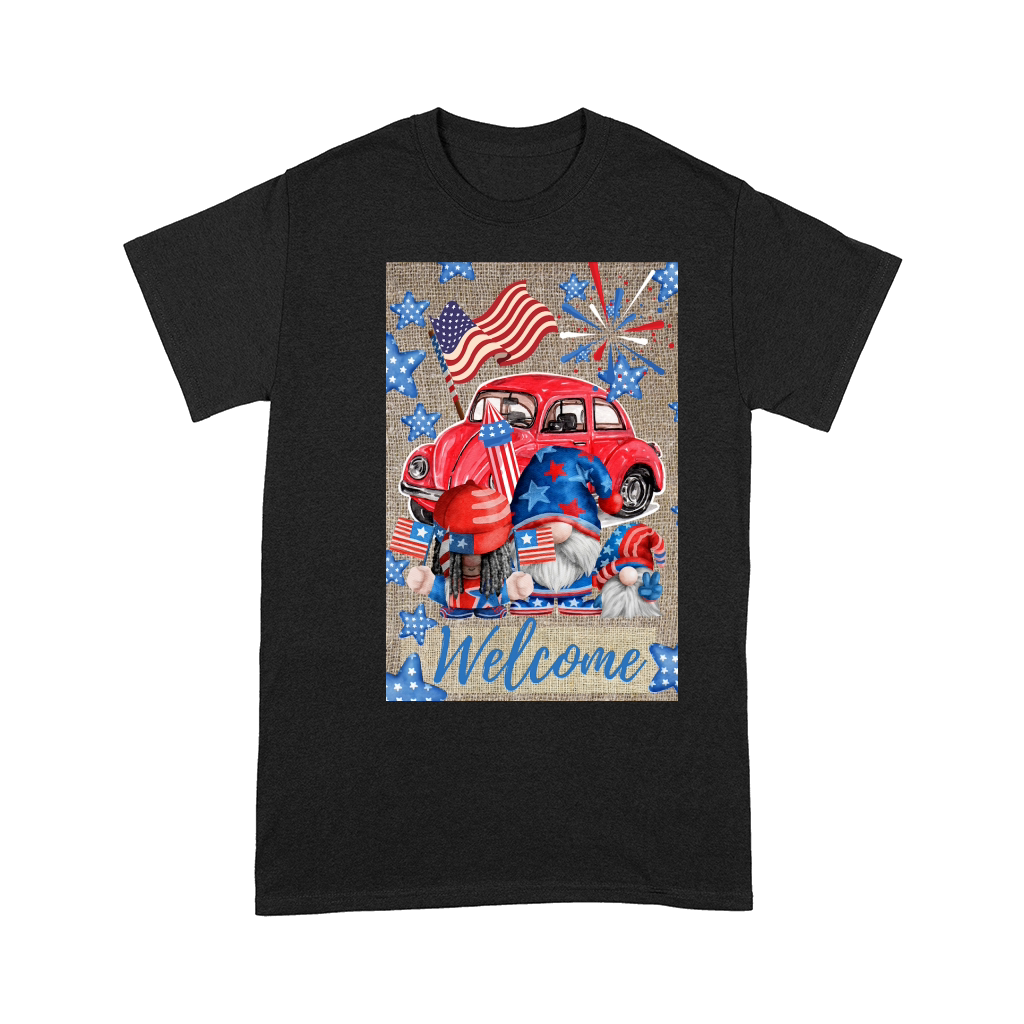 Welcome 4th of July Garden Sublimation Comfort T-shirt