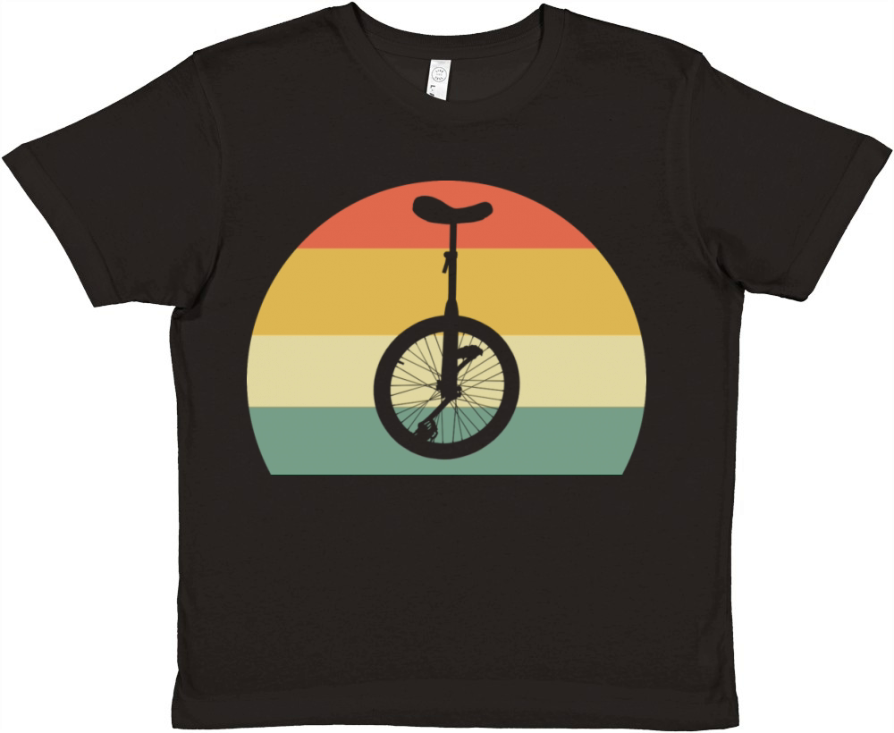 Vintage Unicycle Collector Gift Premium Kids Crewneck T-shirt