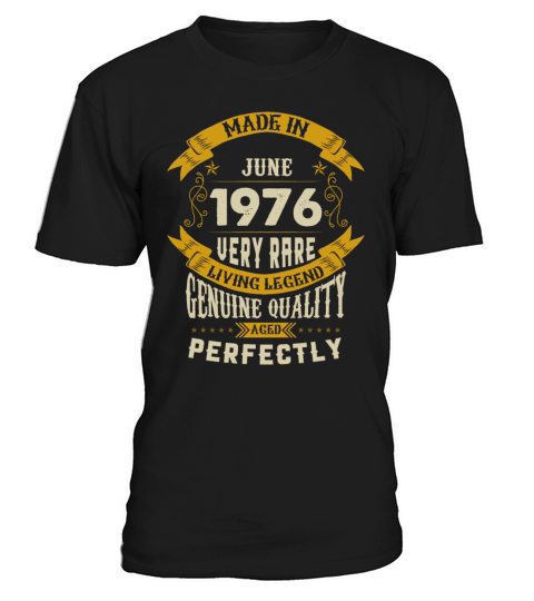 June 1976 Vintage Birthday Present T-Shirt Unisex