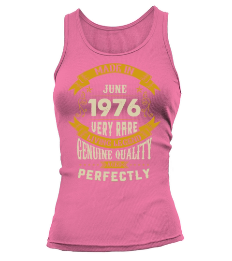 June 1976 Vintage Birthday Present Tank top Woman
