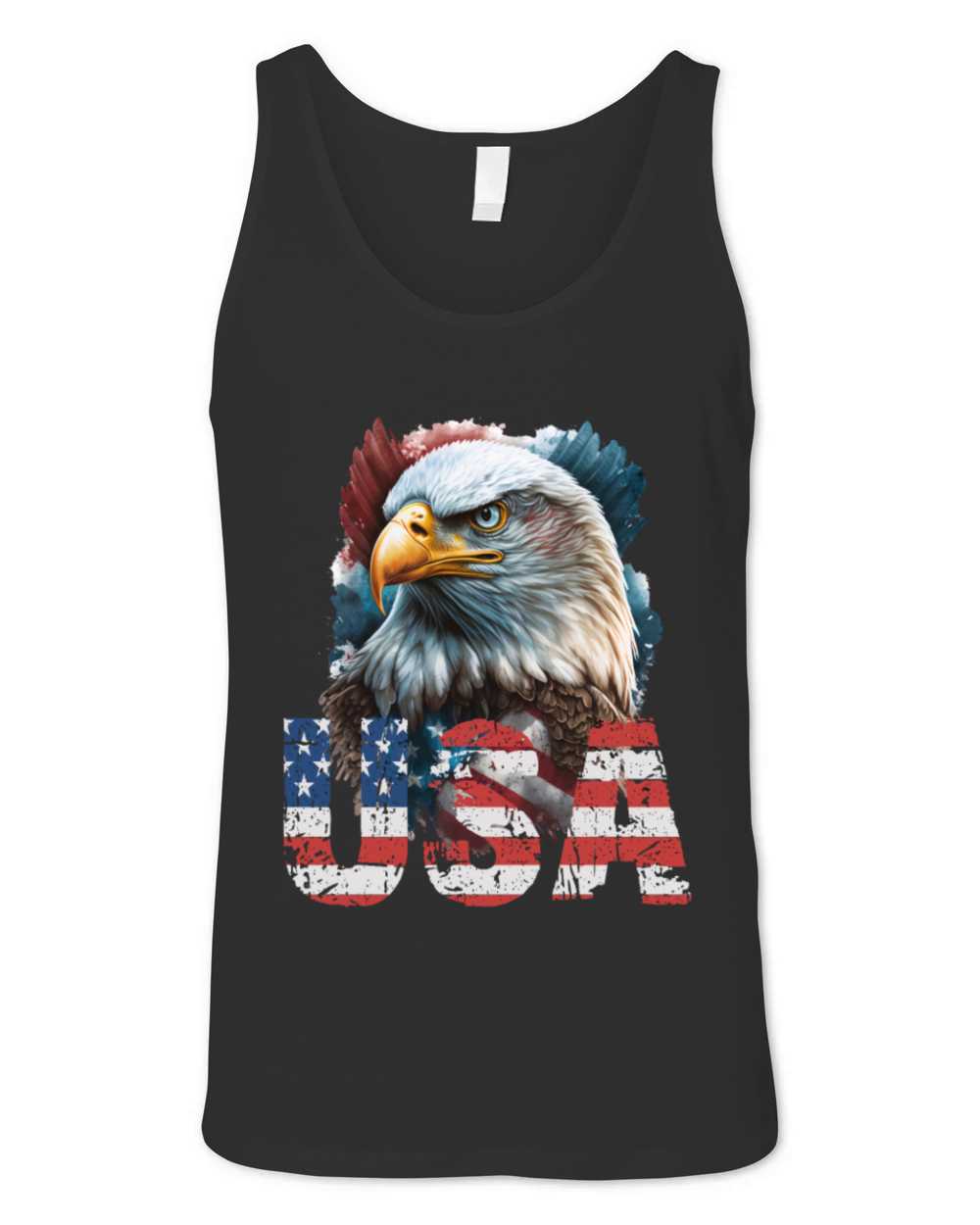Patriotic Eagle 015 Unisex Jersey Tank