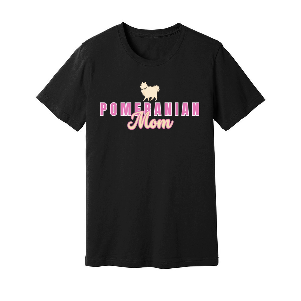 Pomeranian Mom Unisex Jersey Tee