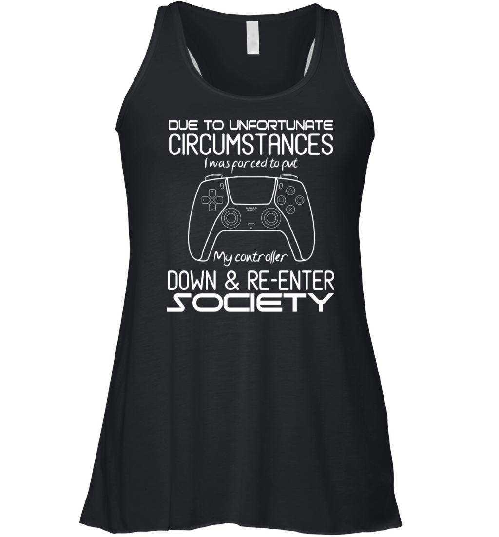 Due To Unfortunate Circumstances I Was Forced To Women's Flowy Tank Top