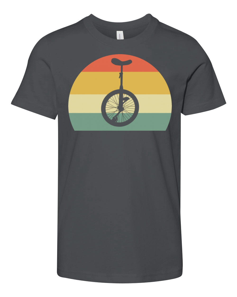 Vintage Unicycle Collector Gift Youth Unisex Jersey Tee