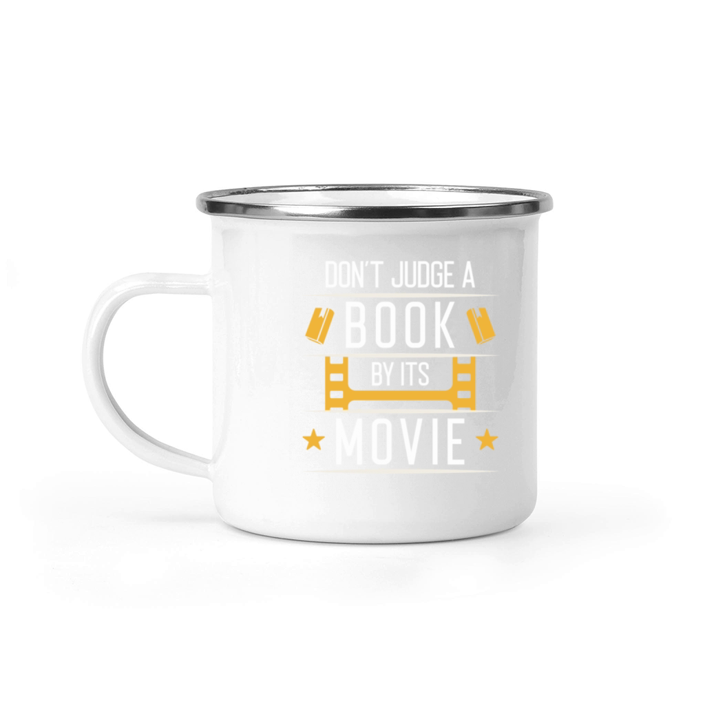 Dont Judge A Book By Its Movie Camping Mug