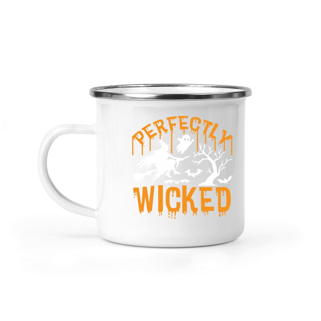 Perfectly Wicked Shirt Cute Halloween Shirt Halloween Ghost Shirt Camping Mug