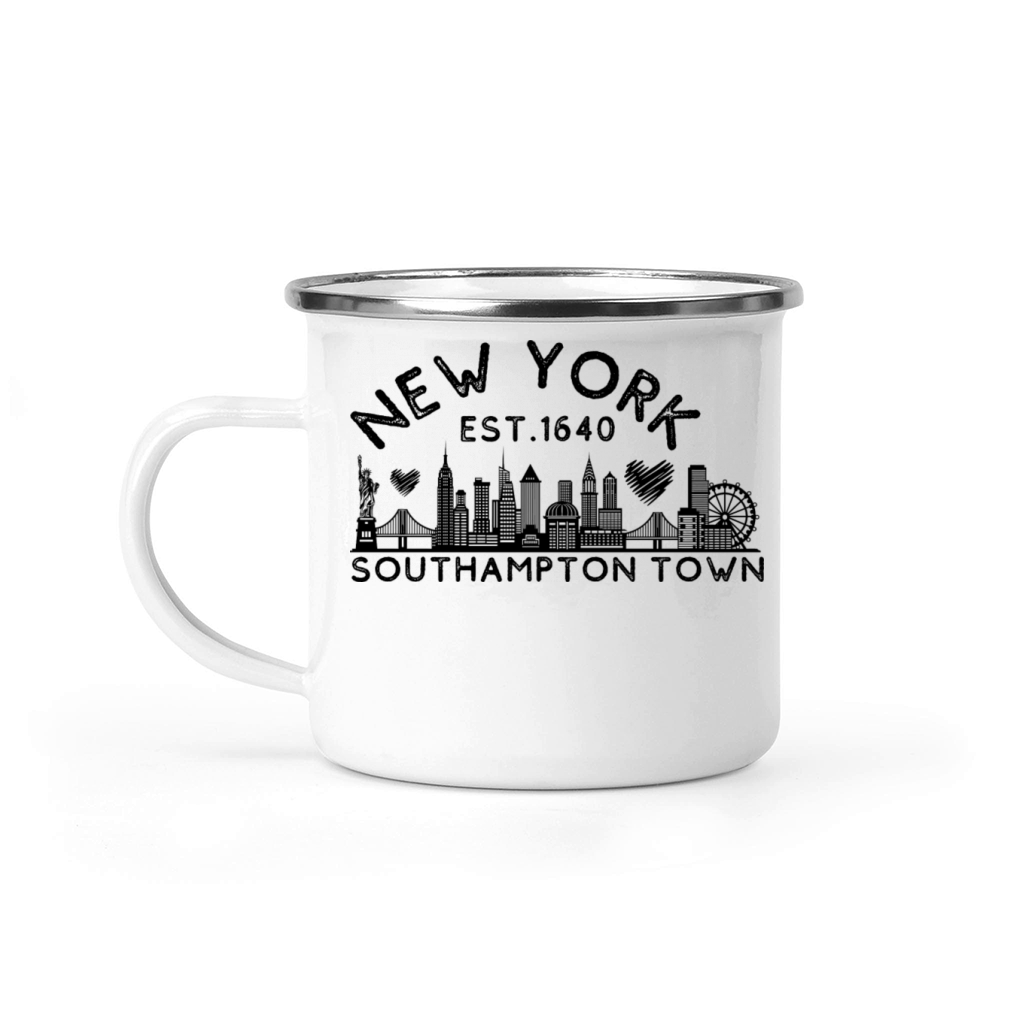 Southampton Town New York Established 1640 Home Camping Mug