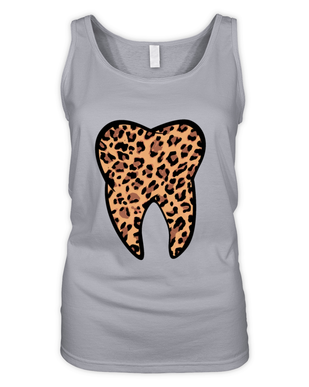 Leopard Tooth Teeth Dentist Organic Women's Tank Top
