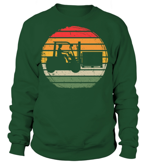 Vintage Forklift Sweatshirt Unisex