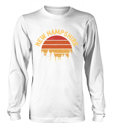New Hampshire Usa Staate Long sleeved Unisex