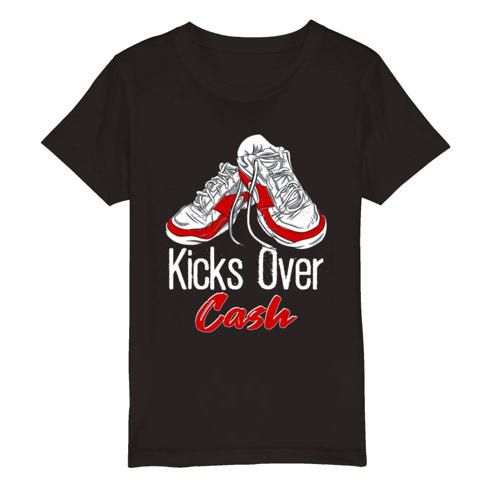 Shoe Collector Shoemaker Sneaker Addict Shoe Lover Organic Kids Crewneck T-shirt