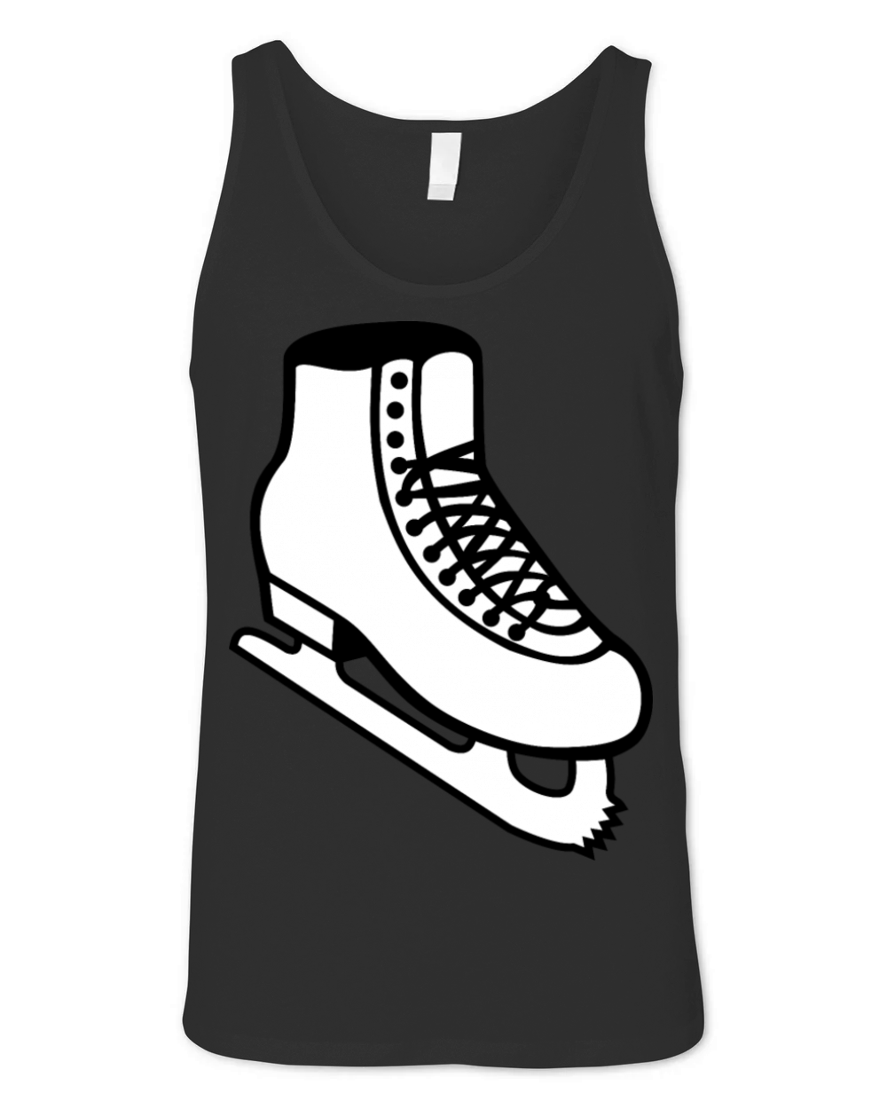 Ice Skates or Ice Skating Shoes Boots with Blades Unisex Jersey Tank