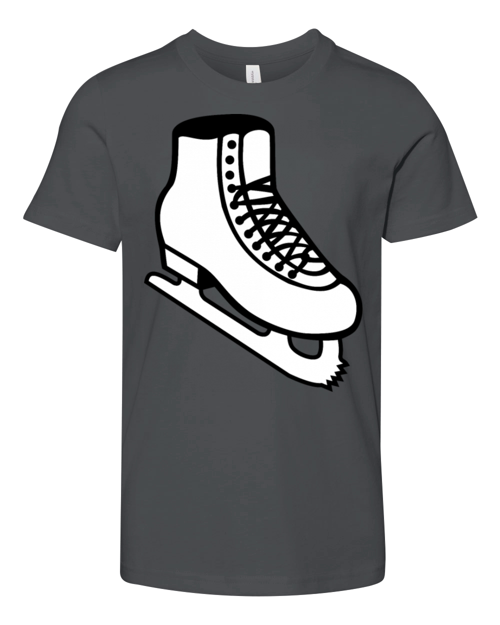 Ice Skates or Ice Skating Shoes Boots with Blades Youth Unisex Jersey Tee