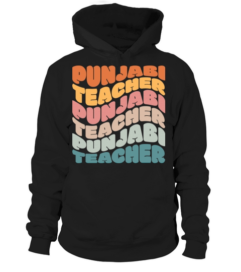 Punjabi Teacher Vintage Retro Hoodie Unisex